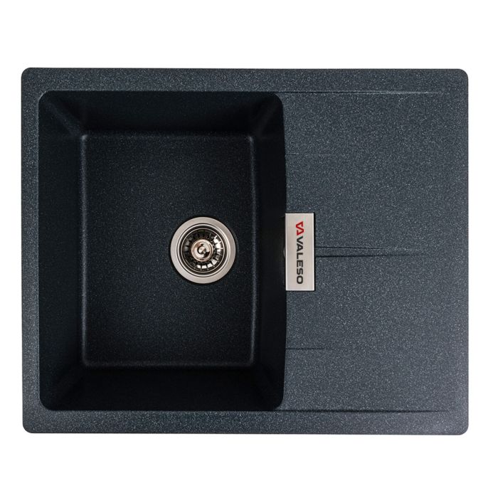 Гранитная мойка для кухни VALESO 6250 ZIRKONE матовый Антрацит
