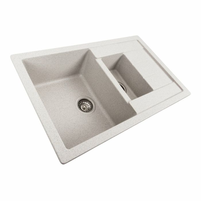 Гранитная мойка для кухни Platinum 7850W TOSKANA матовая Топаз, L