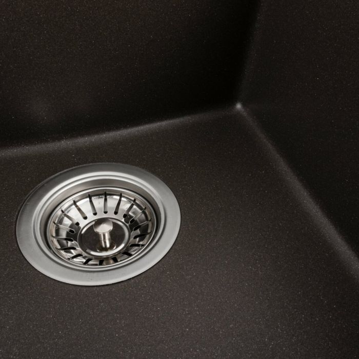 Гранітне миття для кухні Platinum 4150 SOKIL матова Темна скеля