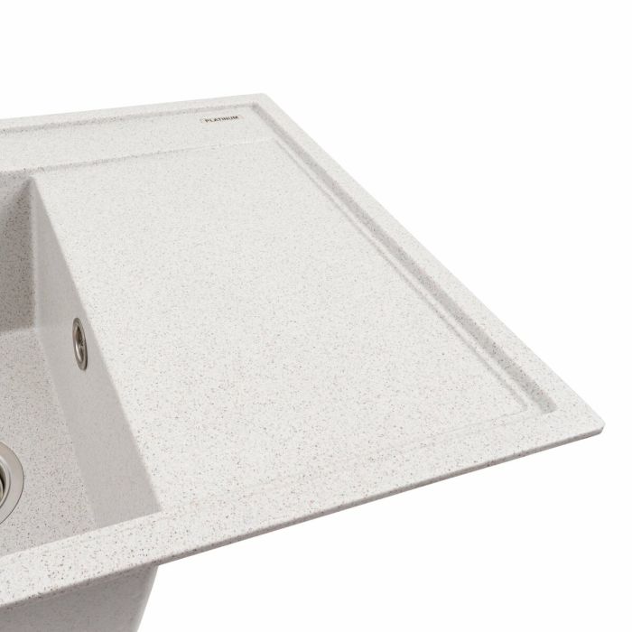 Гранитная мойка для кухни Platinum 7950 AZURIT матовый Топаз