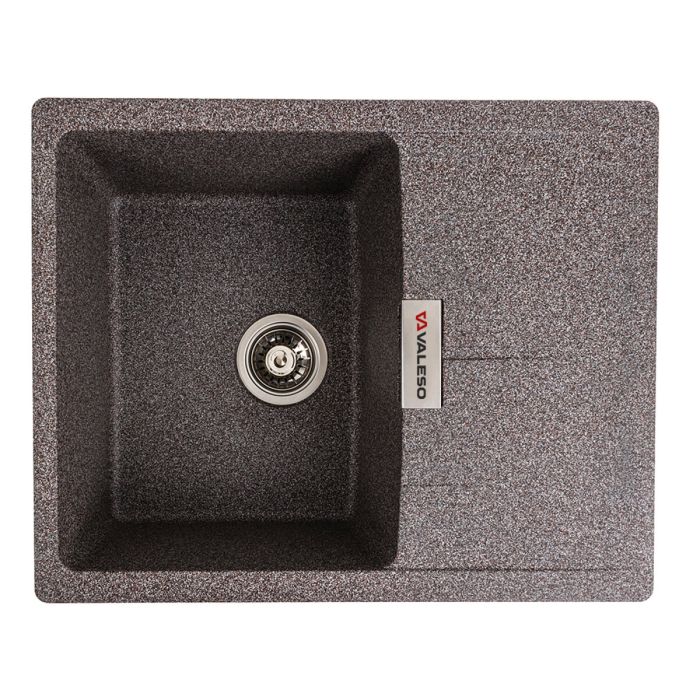 Гранитная мойка для кухни VALESO 6250 ZIRKONE матовый Микс