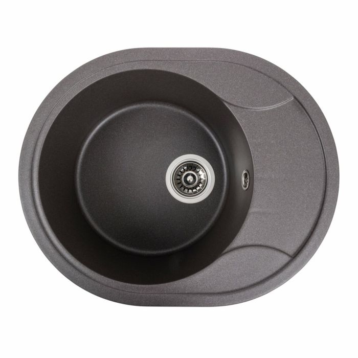 Гранитная мойка для кухни Platinum 5847 ONYX матовый Гренадин
