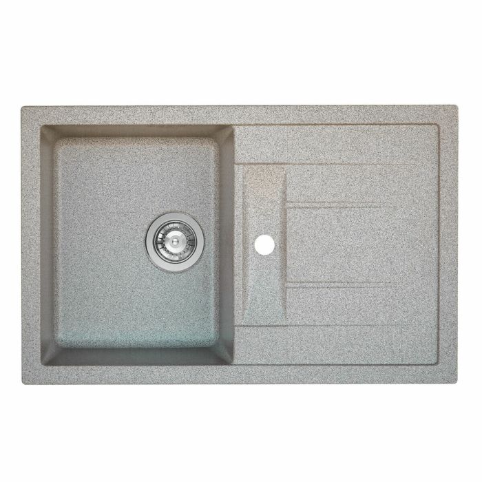 Гранітне миття для кухні Platinum 7850 PRETSO глянець Сіра, L