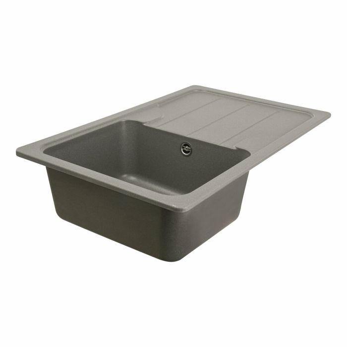 Гранітне миття для кухні Platinum 7850 VERONA матова Сірий мусон, L