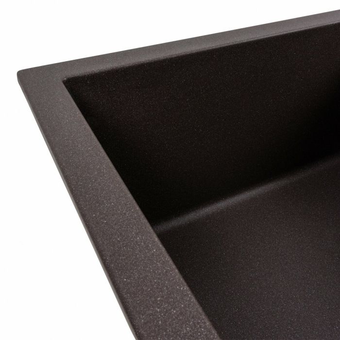 Гранитная мойка для кухни Platinum 6550 LOTOS матовый Гренадин, R