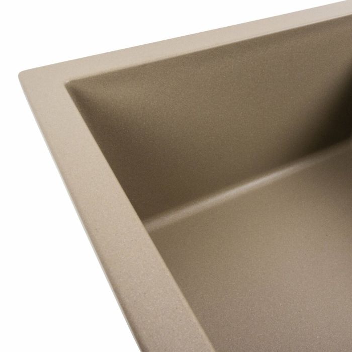 Гранитная мойка для кухни Platinum 7950 Selena матовий Титан