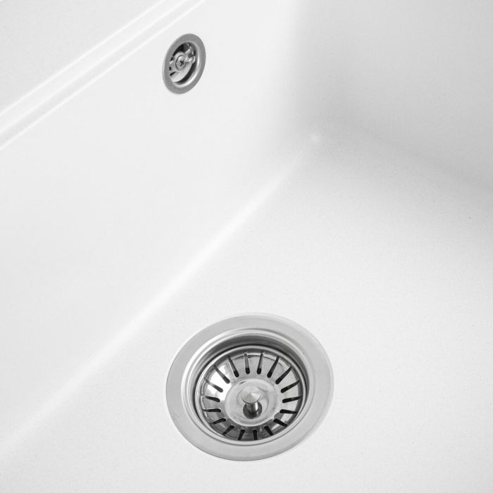 Мойка гранитная Platinum 5852 VESTA матовая Белая