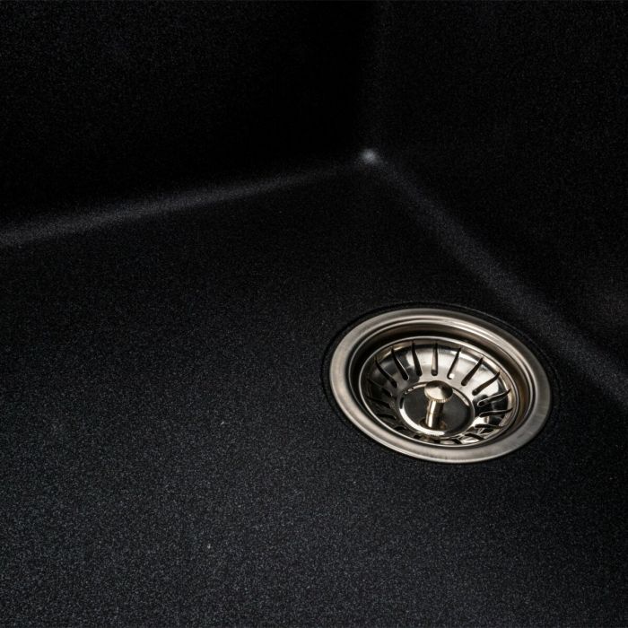 Гранітне миття для кухні Platinum 7850W TOSKANA матовий Карбон