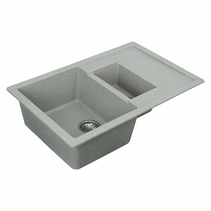 Гранітне миття для кухні Platinum 7850W TOSKANA матова Сіра, L