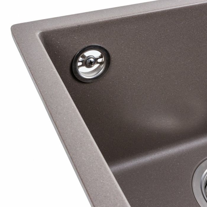 Гранітне миття для кухні Platinum 4040 RUBA матова Дюна