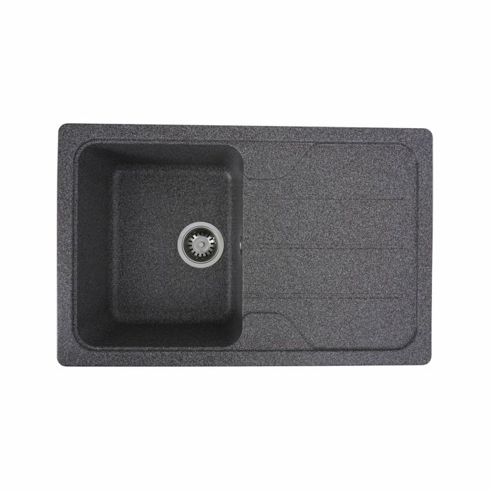 Гранитная мойка для кухни Platinum 7850 VERONA матовая Микс, L