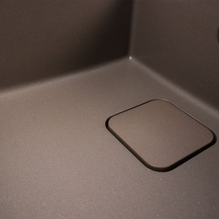 Гранитная мойка для кухни VALESO 7850 CUBE матовая Дюна