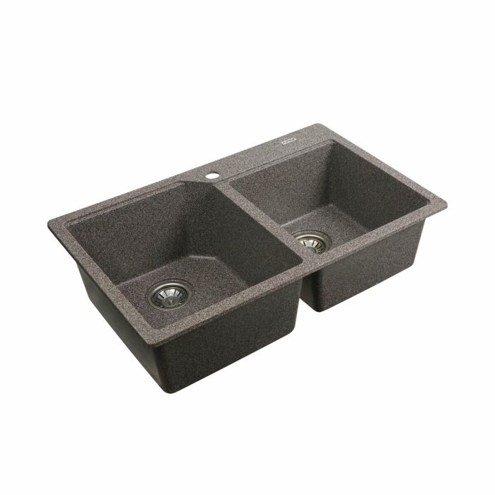 Гранитная мойка для кухни Platinum 7850 HARMONY матовая Микс, R