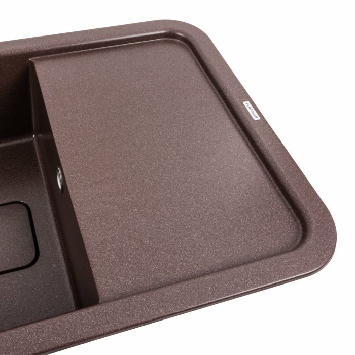 Гранітне миття для кухні Platinum 7850 CUBE матова Мокко, R