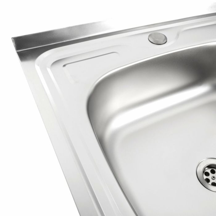 Кухонная мойка из нержавеющей стали Platinum САТИН 8060 L (0.5/160 мм)