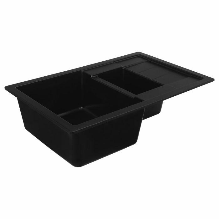 Гранитная мойка для кухни VALESO 7850W TOSKANA матовая Черная