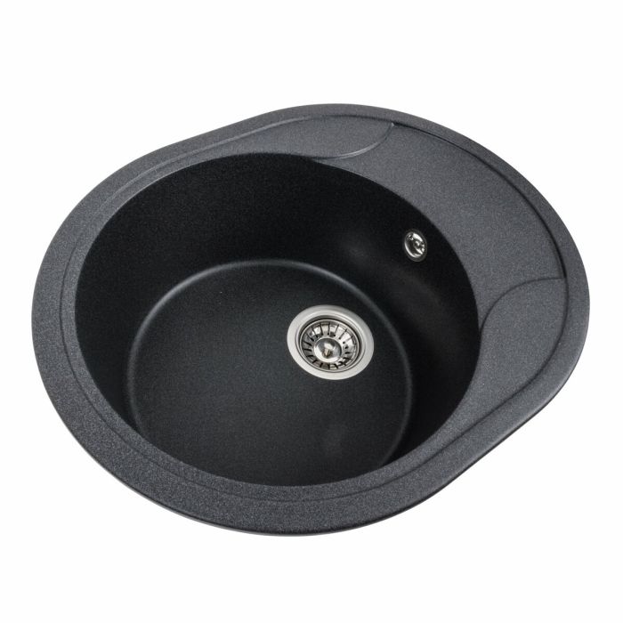 Гранітна мийка для кухні VALESO 5847 ONYX матовий Карбон