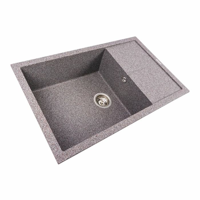 Гранитная мойка для кухни VALESO 7843 SOLID матовый Микс