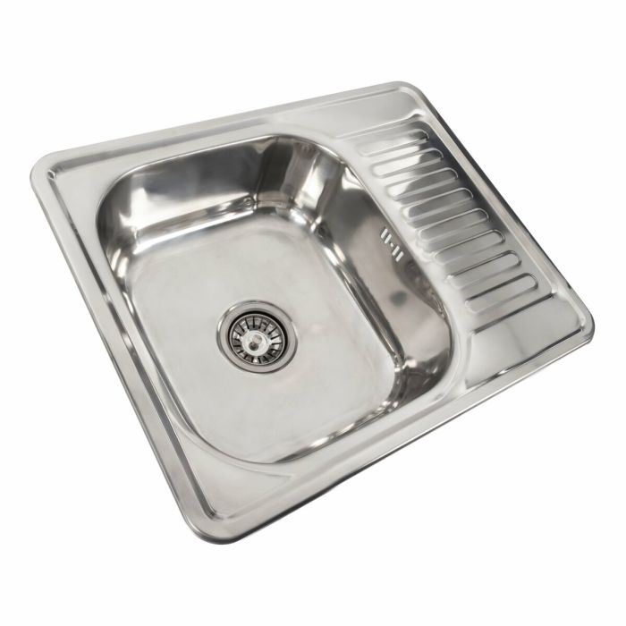 Кухонная мойка из нержавеющей стали Platinum 5848 ПОЛИРОВКА (0,8/180 мм), R