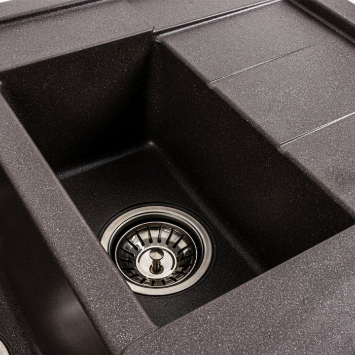 Гранитная мойка для кухни Platinum 7850W TOSKANA матовый Гренадин