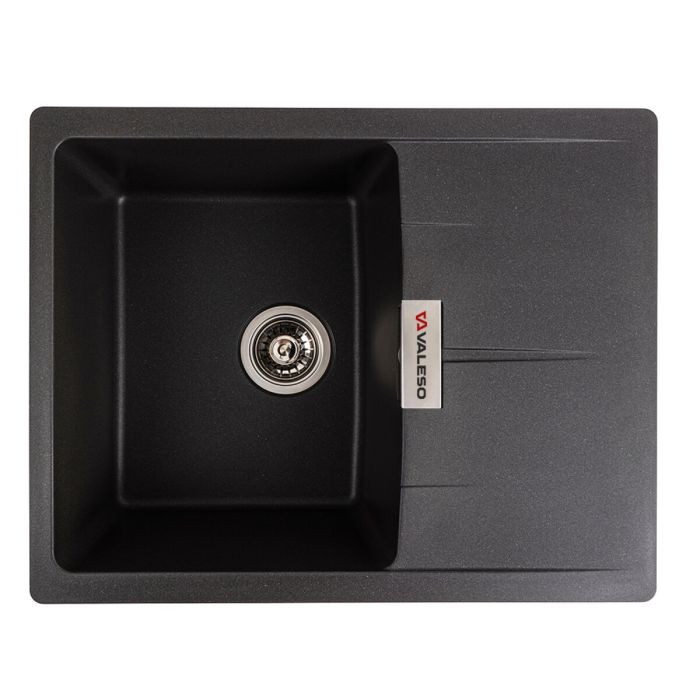 Гранитная мойка для кухни VALESO 6250 ZIRKONE матовый Морион