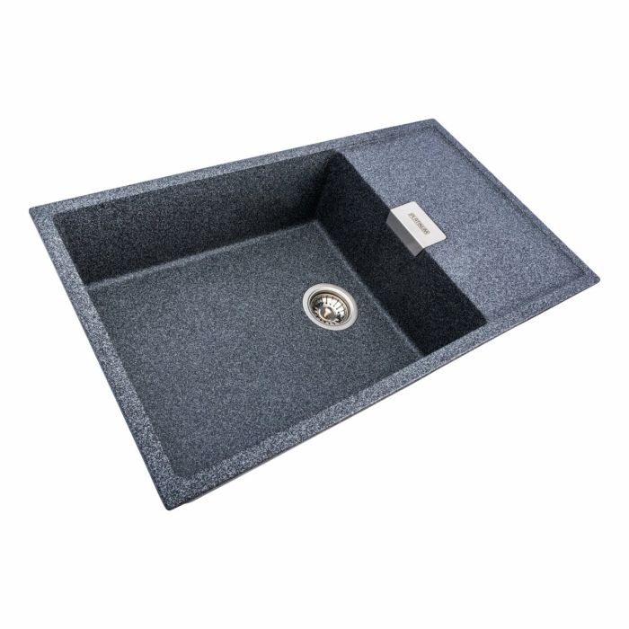 Гранітне миття для кухні Platinum 8650 DIAMOND матове (графіт)
