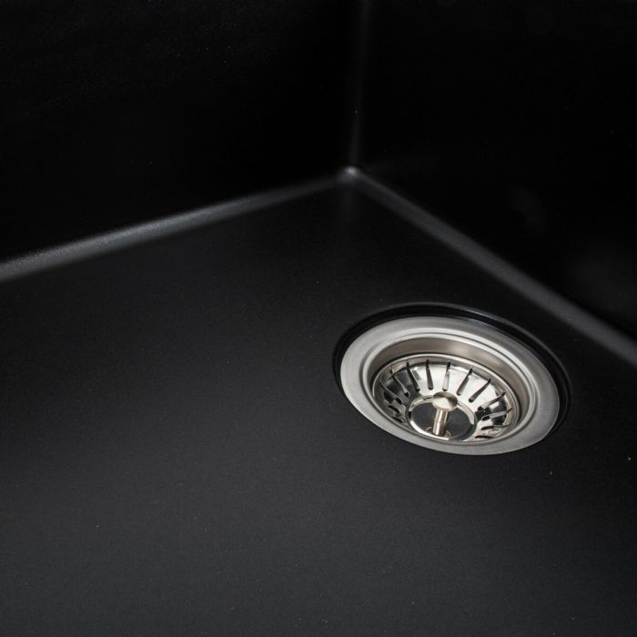 Гранітне миття для кухні Platinum 7850 ROMA матове (чорне), L