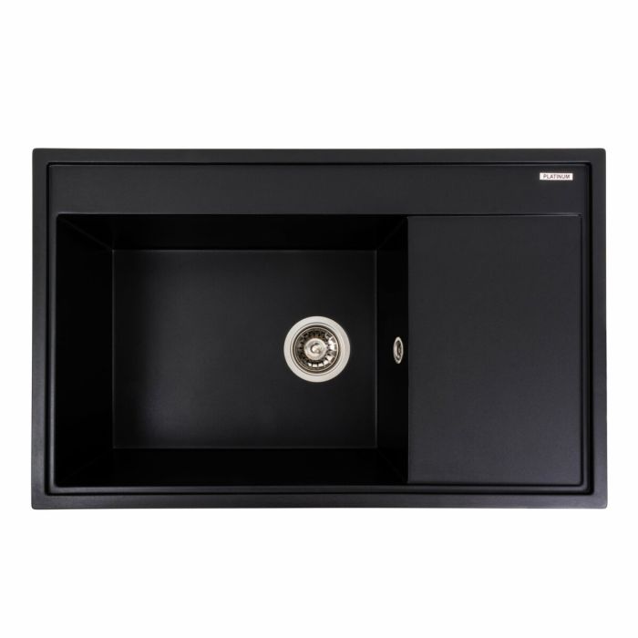 Гранітне миття для кухні Platinum 7950 AZURIT матовий Чорний, ЦЕНТР