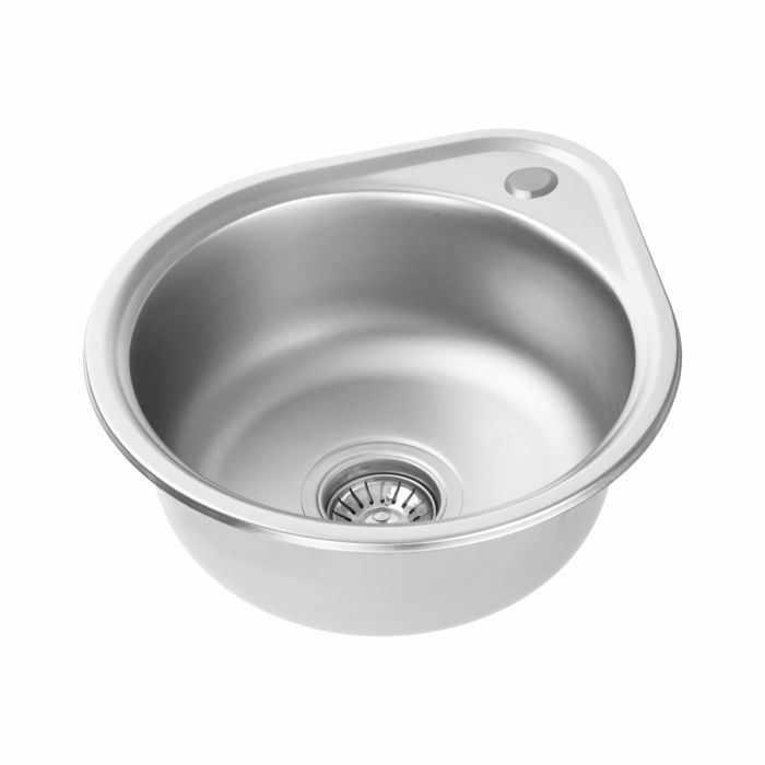 Кухонная мойка из нержавеющей стали Platinum САТИН 4539 (0,6/170 мм), R