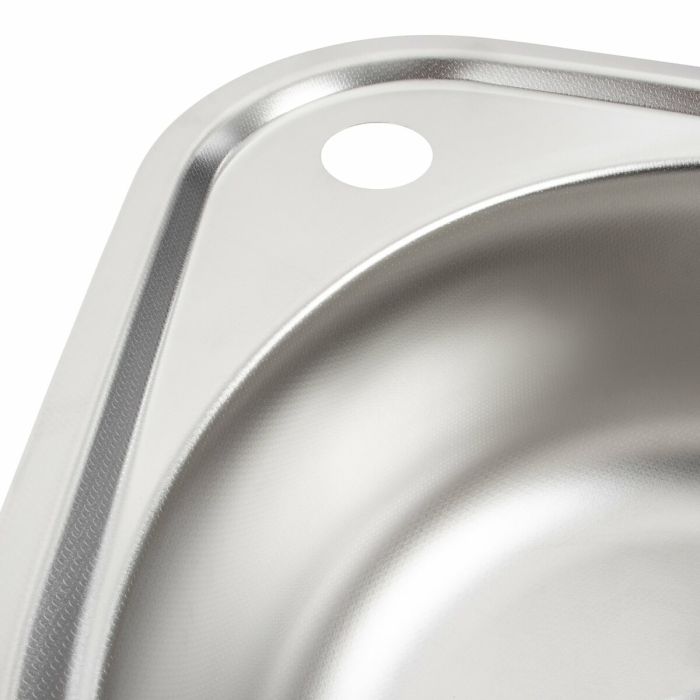 Кухонная мойка из нержавеющей стали Platinum ДЕКОР 4539 (0,6/170 мм)