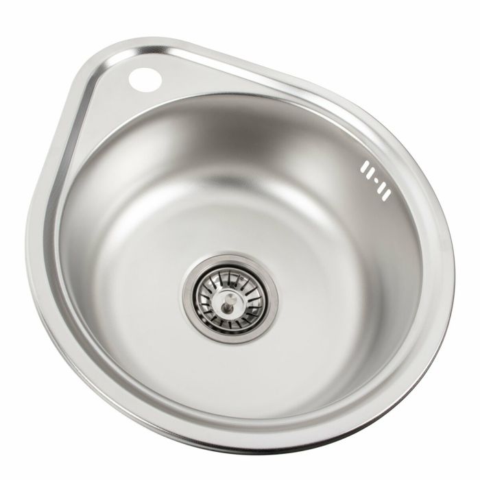Кухонная мойка из нержавеющей стали Platinum ДЕКОР 4539 (0,6/170 мм)