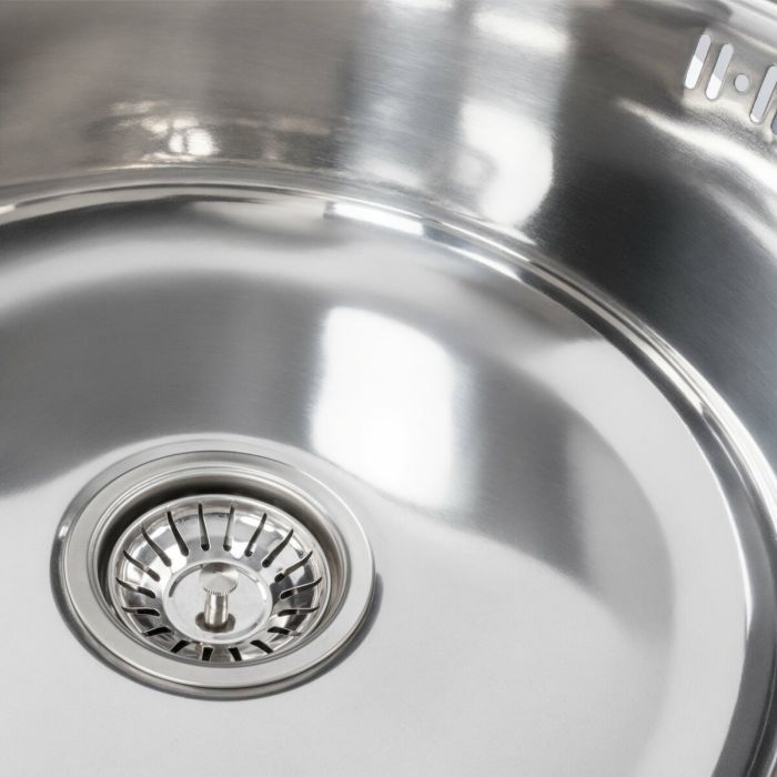 Кухонная мойка из нержавеющей стали Platinum 7750 ПОЛИРОВКА (0,8/180 мм)