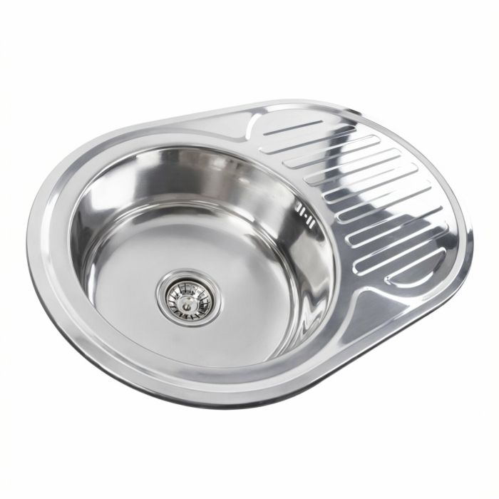 Кухонна мийка з нержавіючої сталі Platinum 7750 ПОЛІРУВАННЯ (0,8/180 мм), L