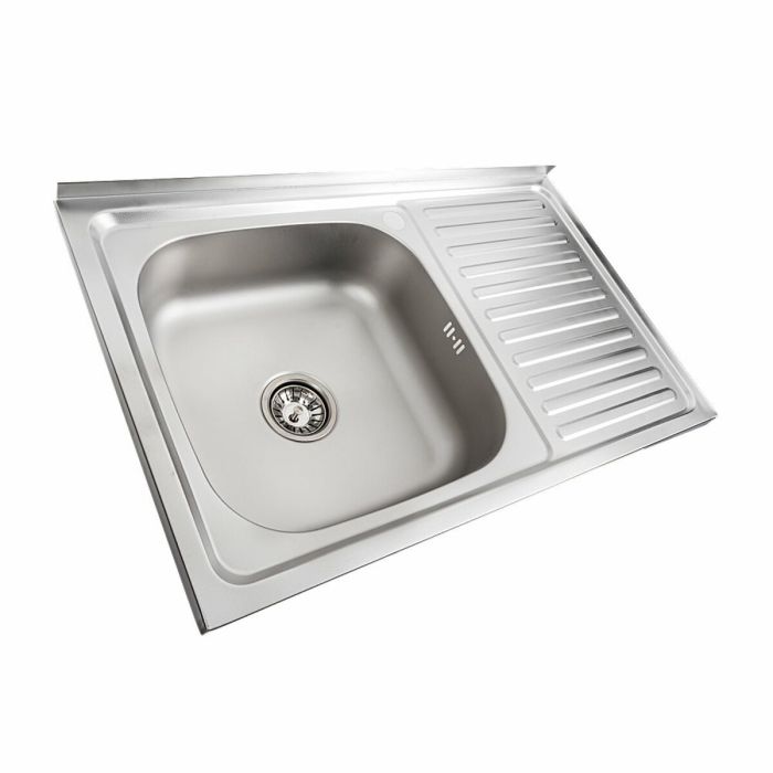 Кухонна мийка із нержавіючої сталі Platinum ДЕКОР 8050 L (0,7/160 мм)