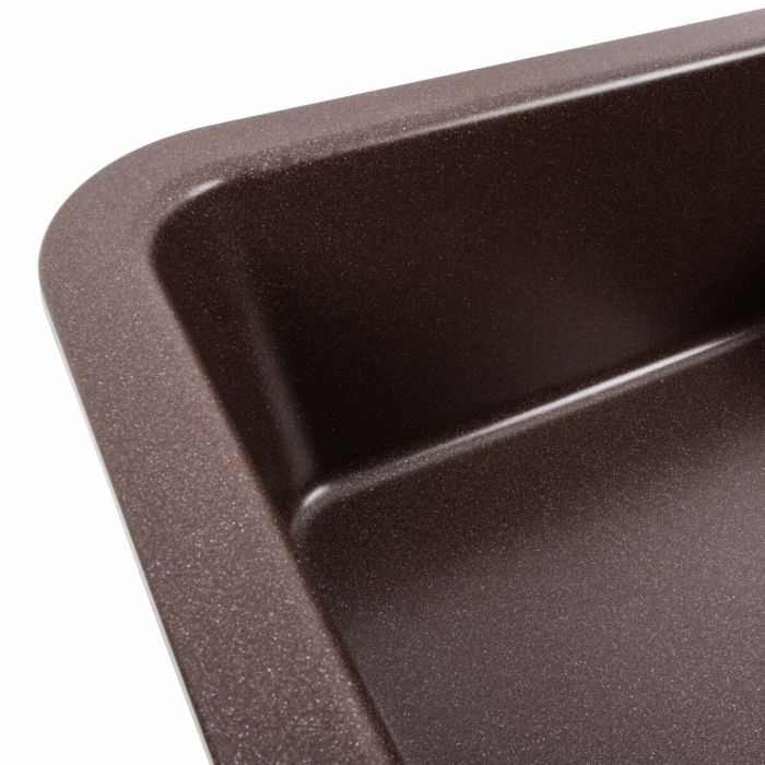 Гранітне миття для кухні Platinum 7850 CUBE матова МОККО, АВТО