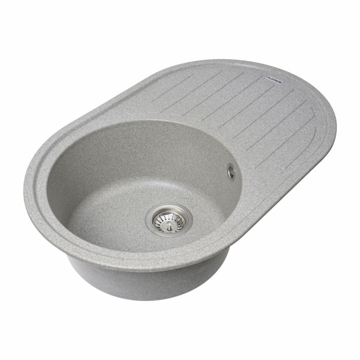 Гранітне миття для кухні Platinum 7750 LIRA матова Сіра, R