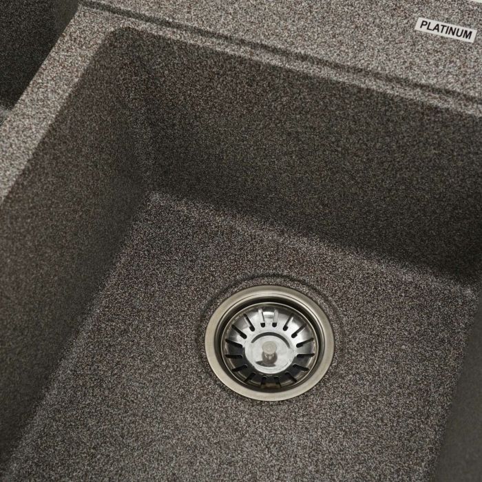 Гранітне миття для кухні Platinum 7850 HARMONY матова Мікс, АВТО