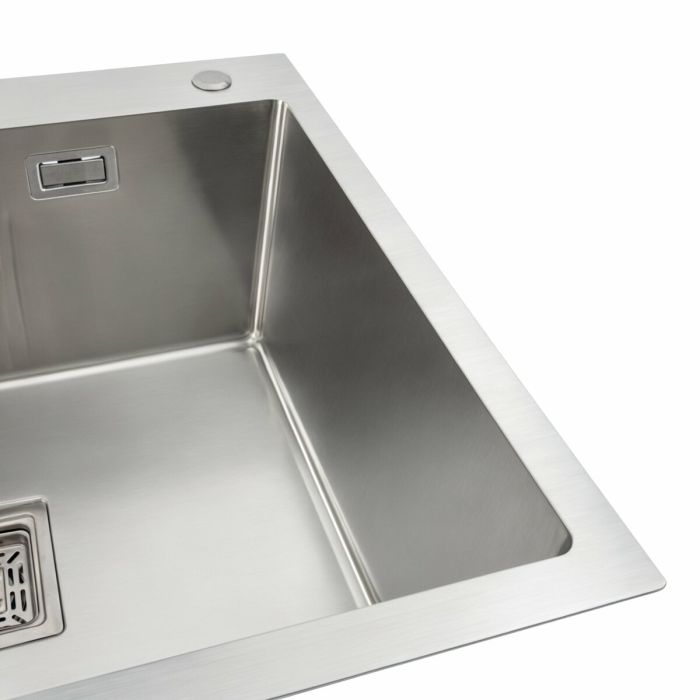 Кухонная мойка Platinum Handmade 60*50 (600x500x230 мм) PVD нержавійка HSB