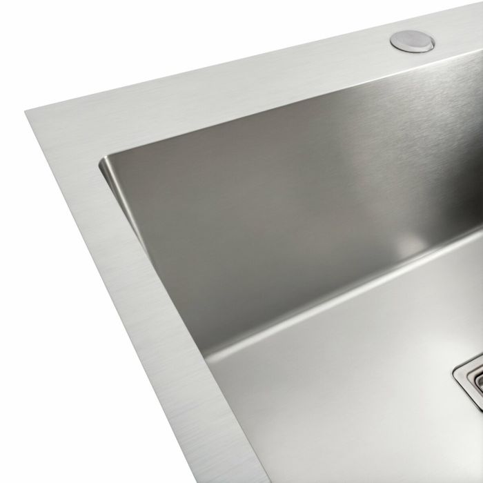 Кухонная мойка Platinum Handmade 60*50 (600x500x230 мм) PVD нержавійка HSB