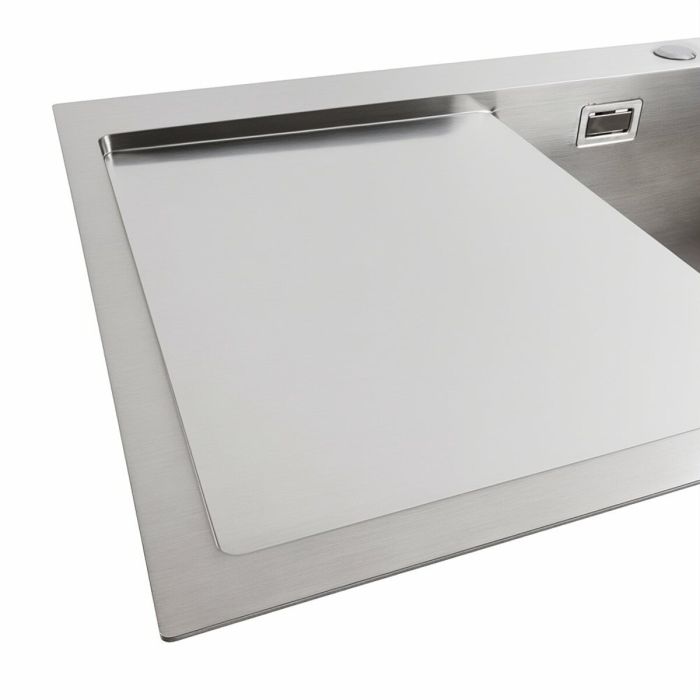 Мойка нержавейка Platinum Handmade 78*50B R (два отверстия, квадратный сифон 3.0/1.0)
