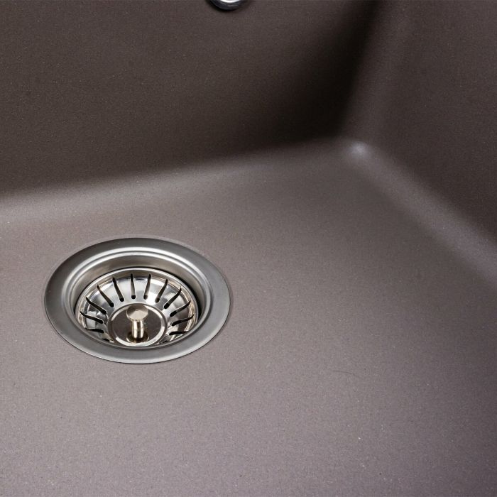 Гранитная мойка для кухни Platinum 5852 VESTA матовая Дюна