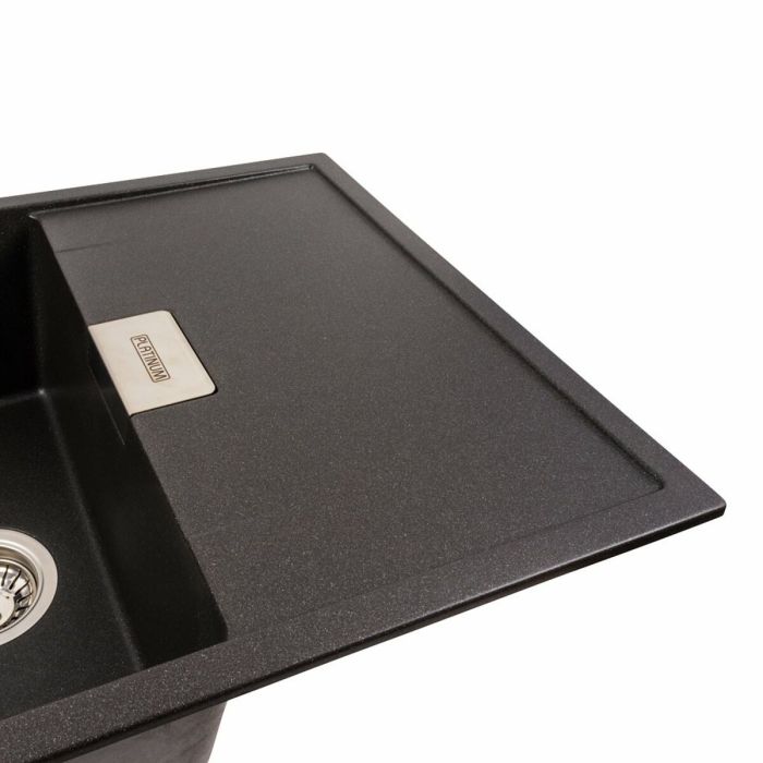 Гранітне миття для кухні Platinum 8650 DIAMOND матовий Моріон