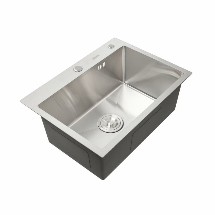 Кухонная мойка 58*43 нержавейка Platinum Handmade (сифон круглый, 3.0/0.8)