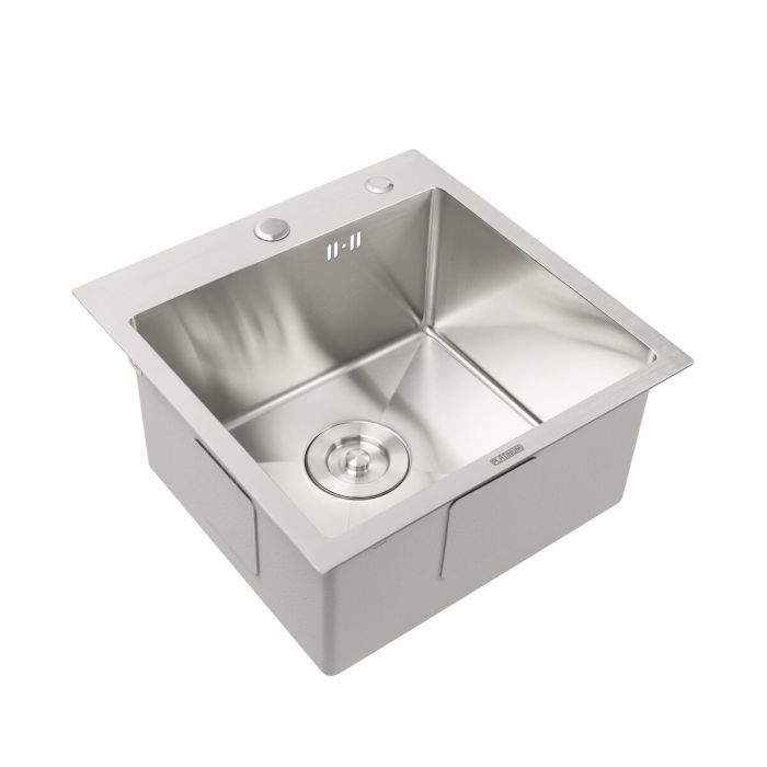 Кухонная мойка нержавейка 45*45 Platinum Handmade (сифон круглый 3,0/0,8)
