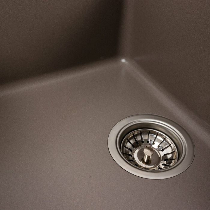 Гранитная мойка для кухни Platinum 6550 INTENSO матовая Дюна, L