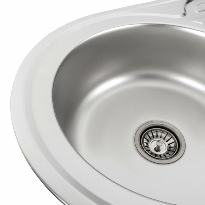 Кухонная мойка из нержавеющей стали Valeso 7750 САТИН (0.6/170 мм)