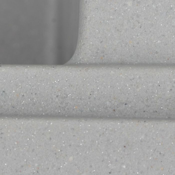 Гранітне миття для кухні Platinum 7950 AZURIT матовий Сірий металік, L