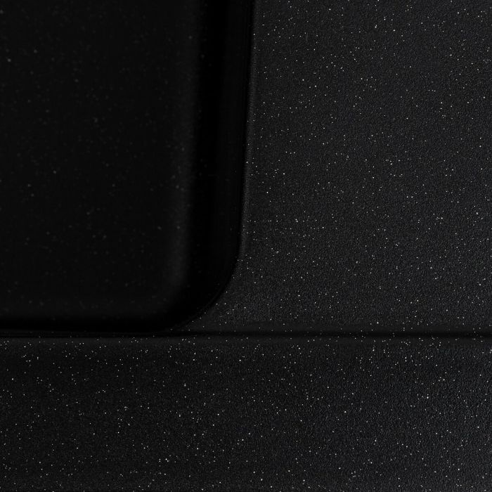 Гранітне миття для кухні Platinum 6250 ZIRKONE матовий Чорний металік, R