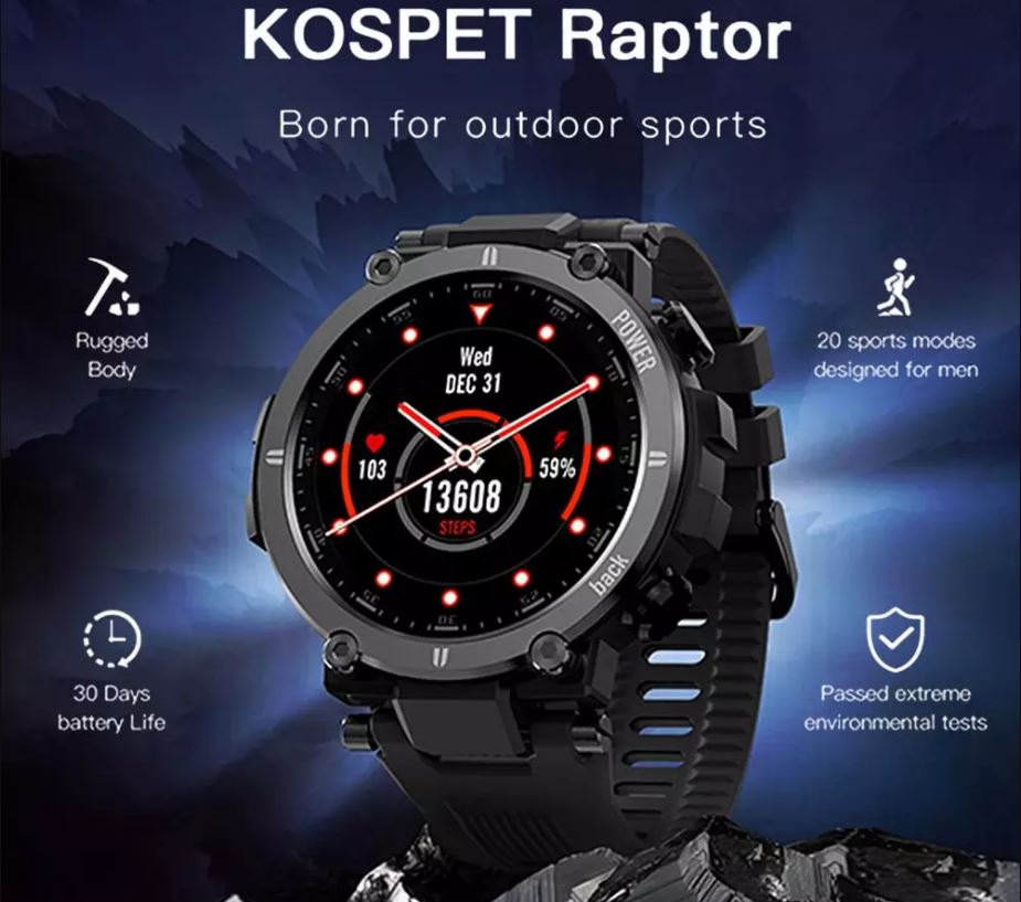 Смарт-часы Kospet Raptor